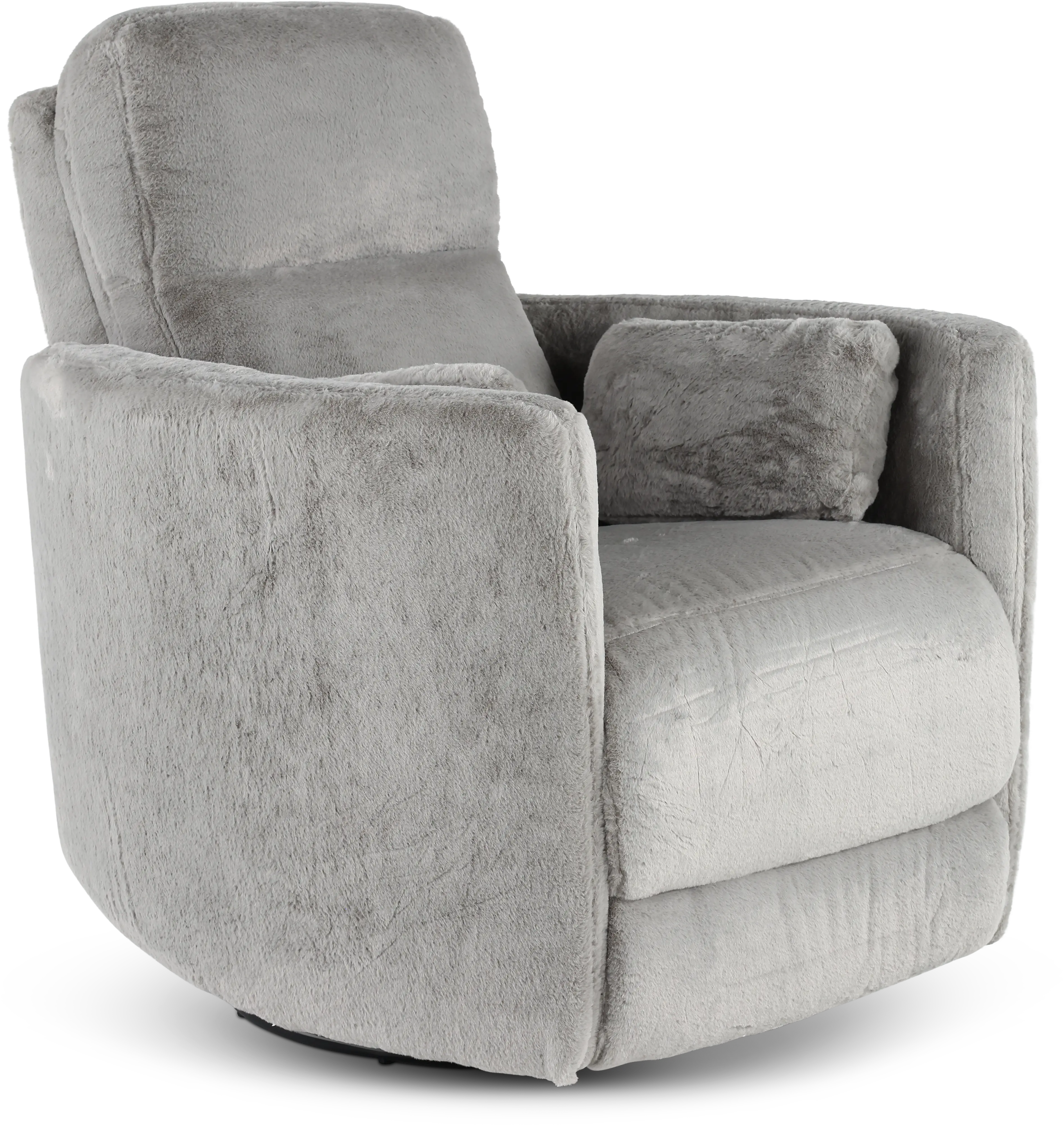 Amelia Gray Swivel Recliner-1