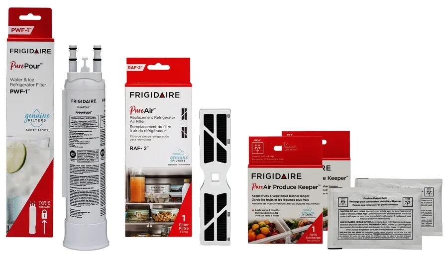 FRIGCOMBO9 Frigidaire Water and Air Filter with Produce Keeper Combo Kit-1