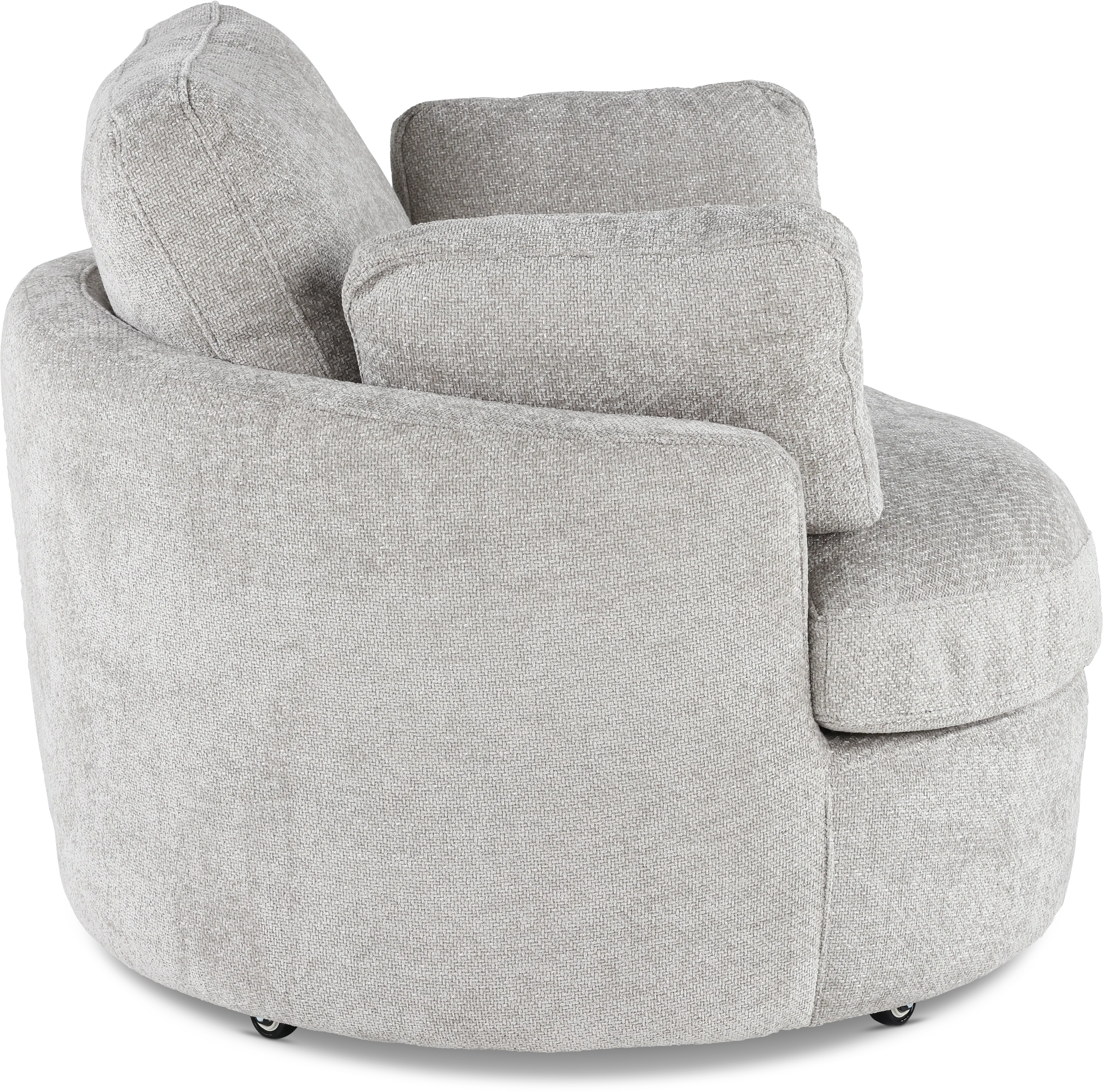 Slider Silver Swivel Barrel Chair-6