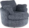 Slider Azure Swivel Barrel Chair