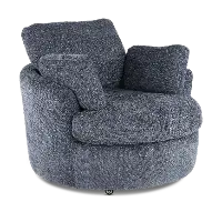 Slider Azure Swivel Barrel Chair
