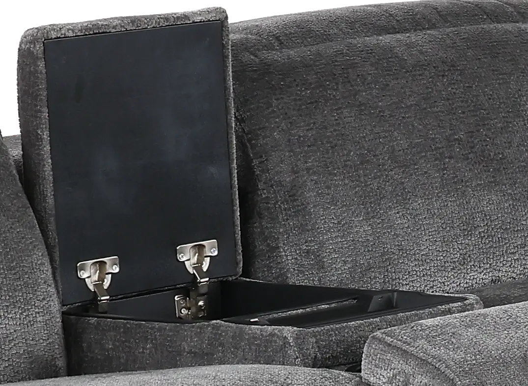 Waves Graphite 6 Piece Power Reclining Sectional-6