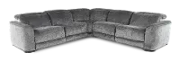 Waves Graphite 5 Piece Power Reclining Sectional