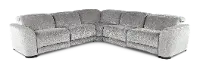 Waves Fog 5 Piece Power Reclining Sectional