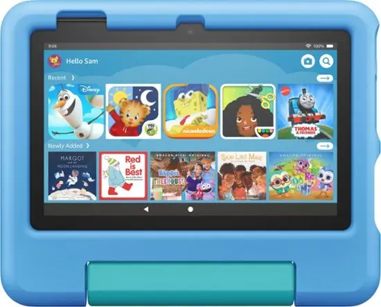 AMZ-F7-16KTV2-BL B0BLBLRLJB Amazon Fire 7 Kids 7  Tablet With Wi-Fi 16 GB - Blue-2