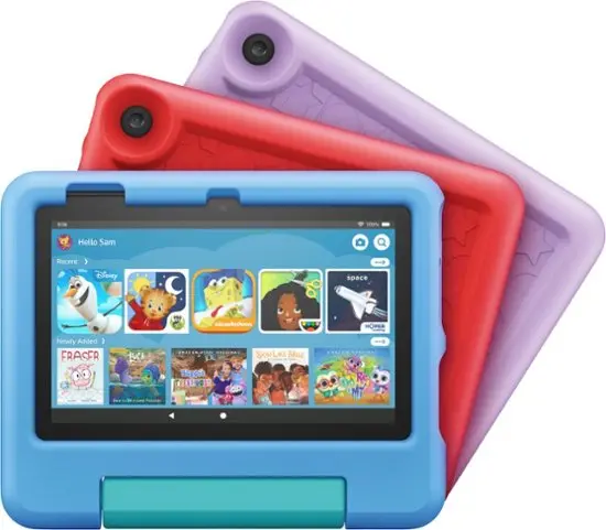 AMZ-F7-16KTV2-BL B0BLBLRLJB Amazon Fire 7 Kids 7  Tablet With Wi-Fi 16 GB - Blue-4