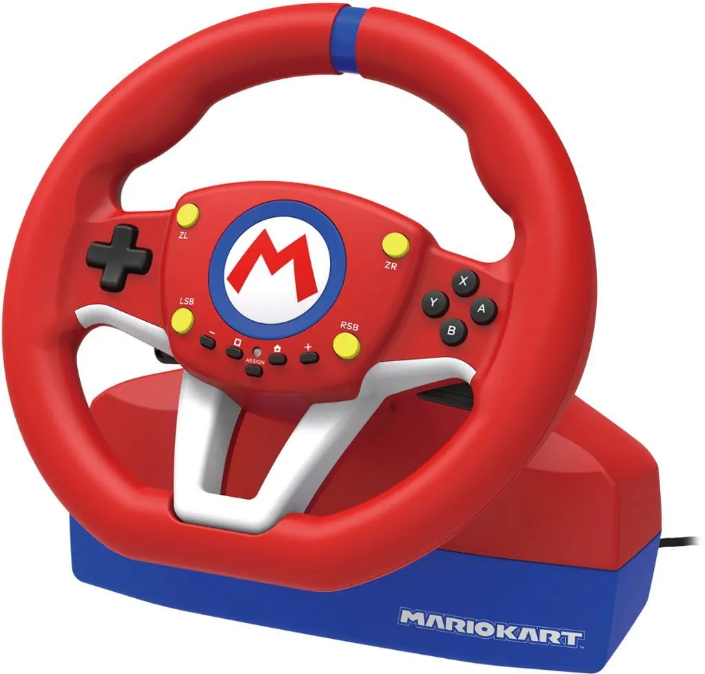 NSW-204U Hori Mario Kart Racing Wheel Pro Mini for Nintendo Switch-2