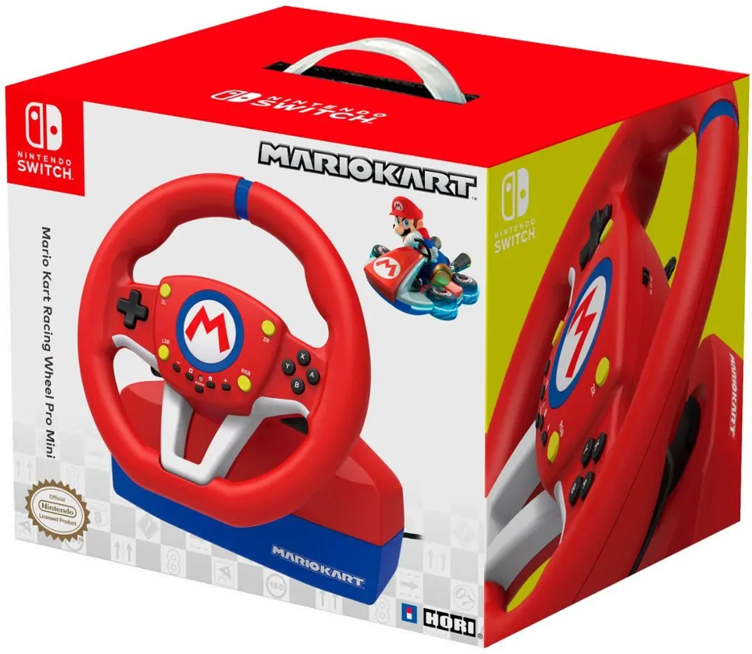 NSW-204U Hori Mario Kart Racing Wheel Pro Mini for Nintendo Switch-6