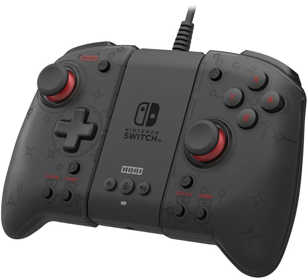 NSW-371U Hori Split Pad Pro Attachment Set for Nintendo Switch - Black-10