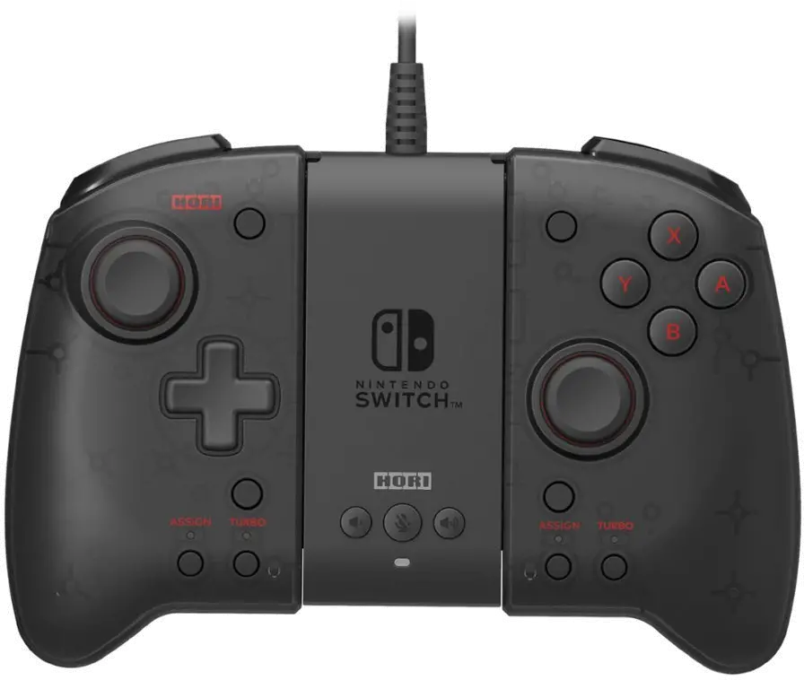 NSW-371U Hori Split Pad Pro Attachment Set for Nintendo Switch - Black-2