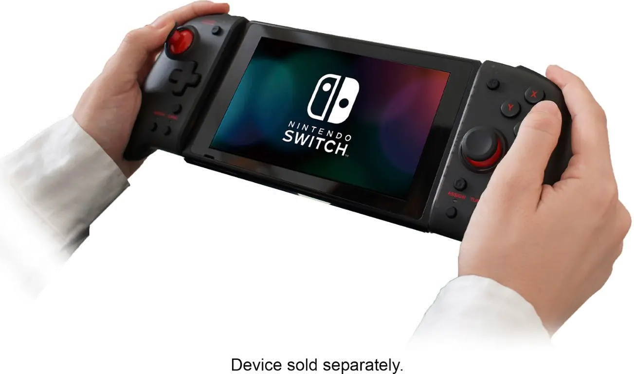 NSW-371U Hori Split Pad Pro Attachment Set for Nintendo Switch - Black-9
