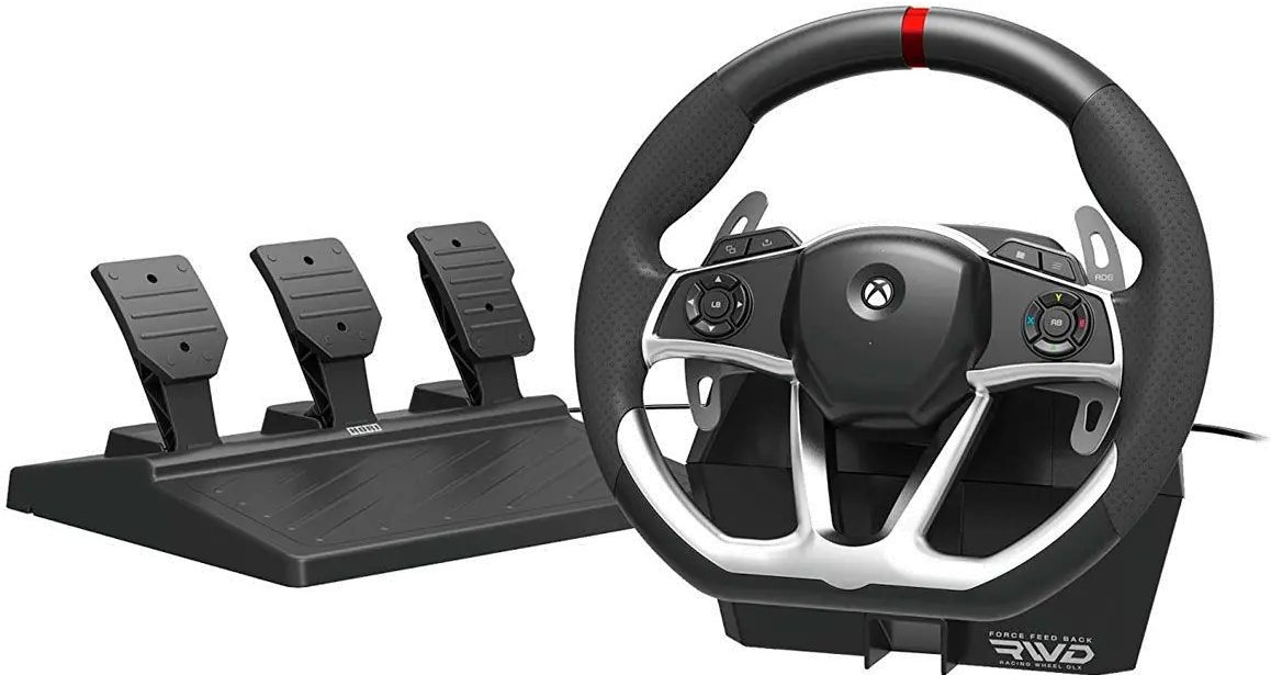 810050910132 Hori Force Feedback Racing Wheel DLX Designed for Xbox-1