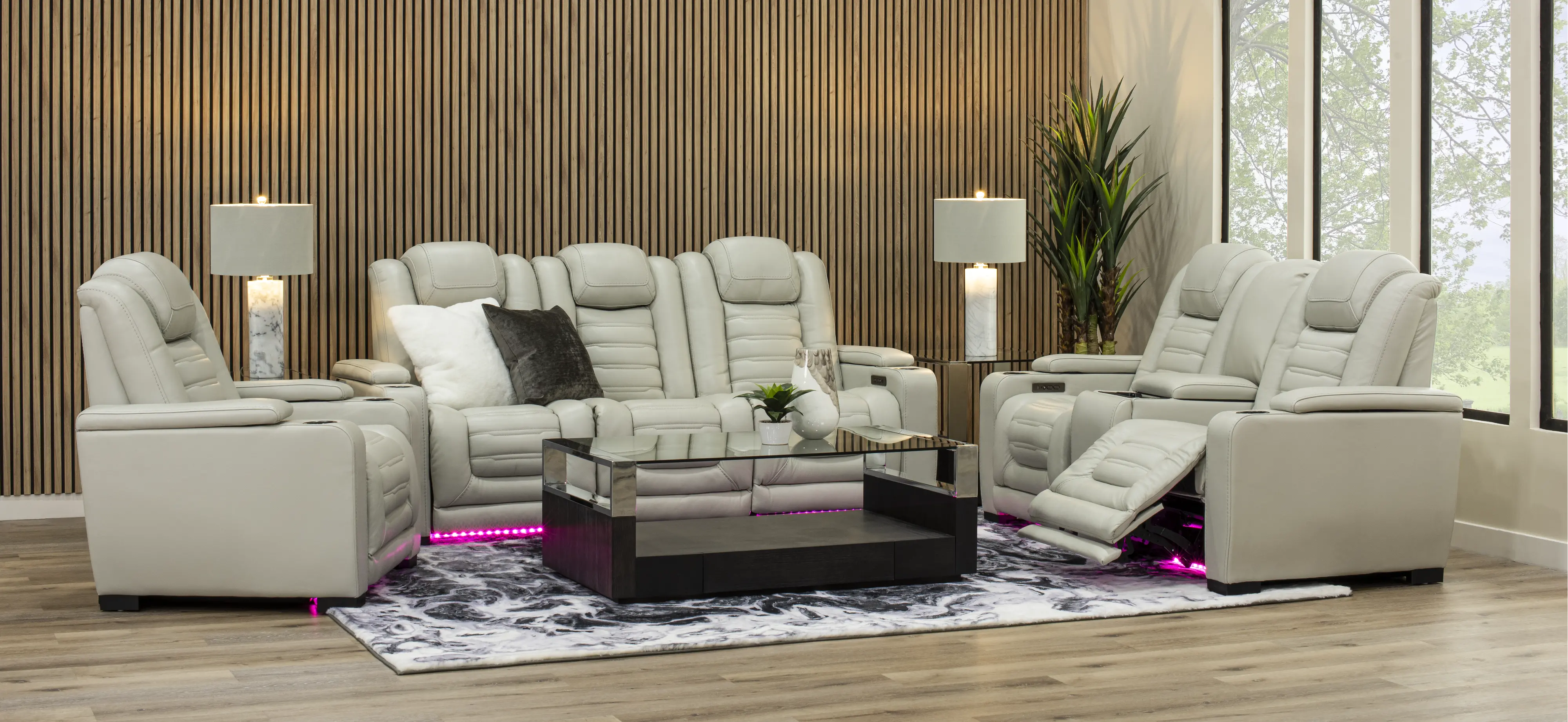 Transformer Fog 3 Piece Power Reclining Sofa-2
