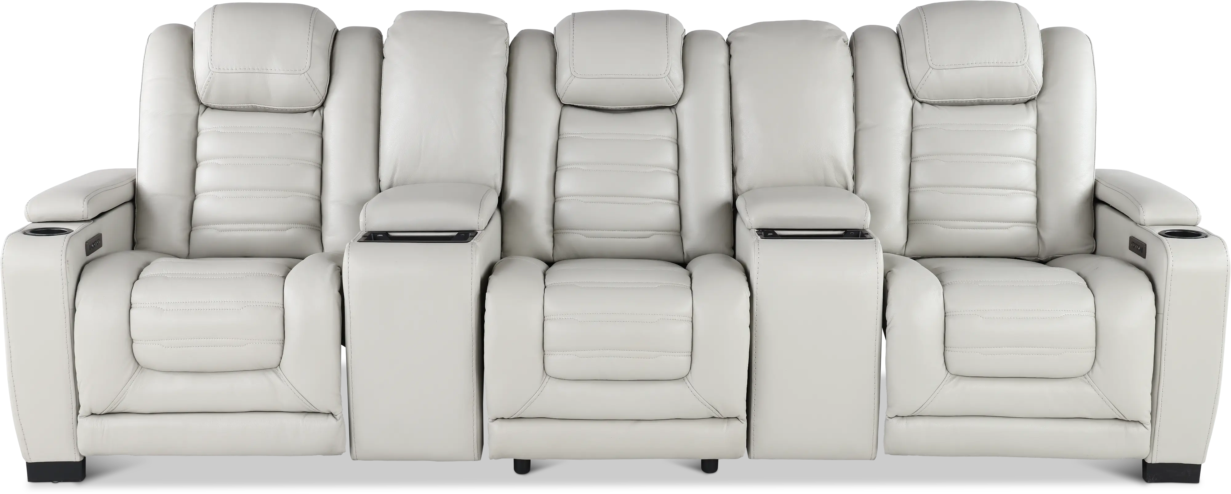 Transformer Fog 5 Piece Power Reclining Home Theater Seating-1