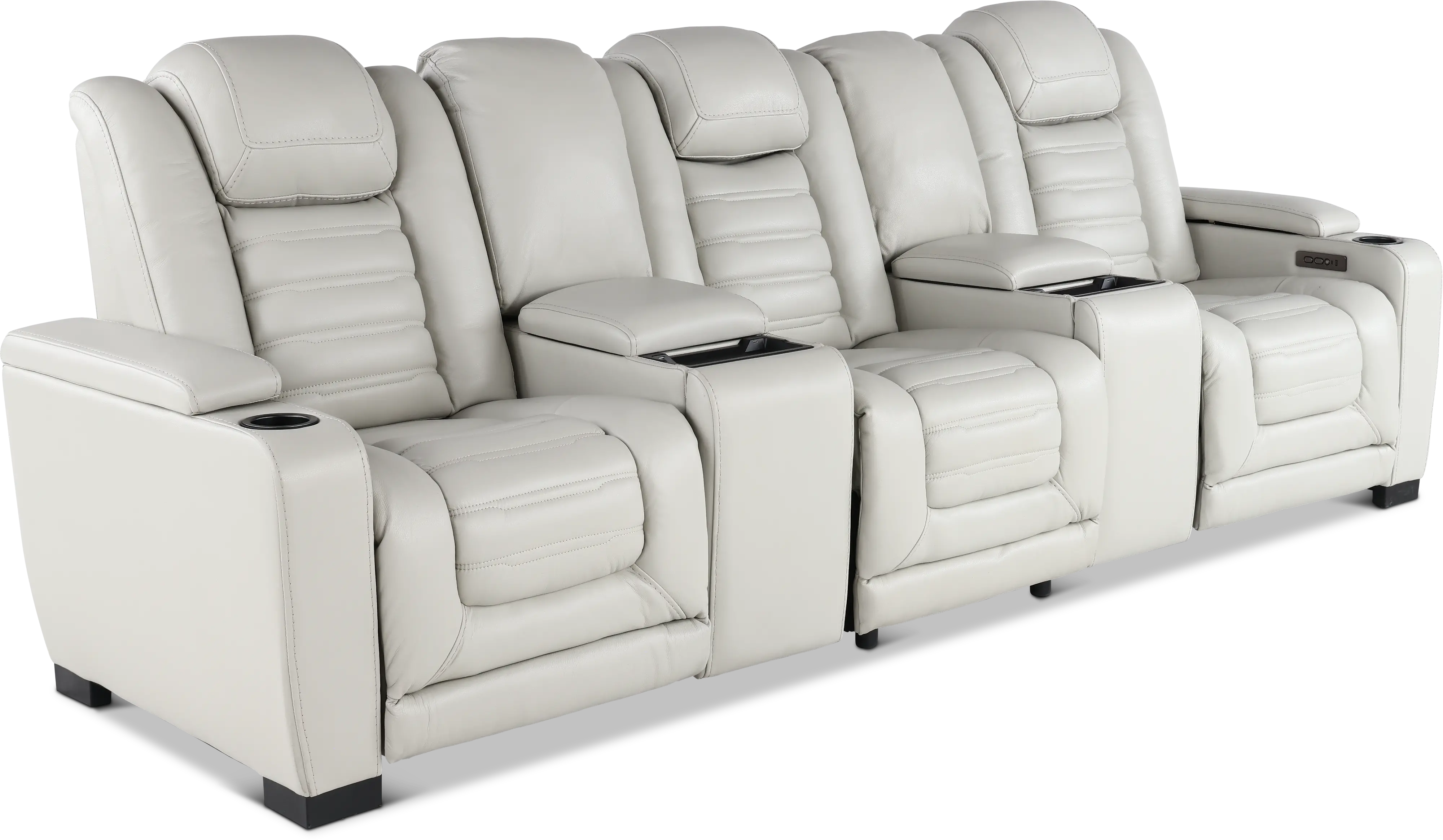 Transformer Fog 5 Piece Power Reclining Home Theater Seating-4