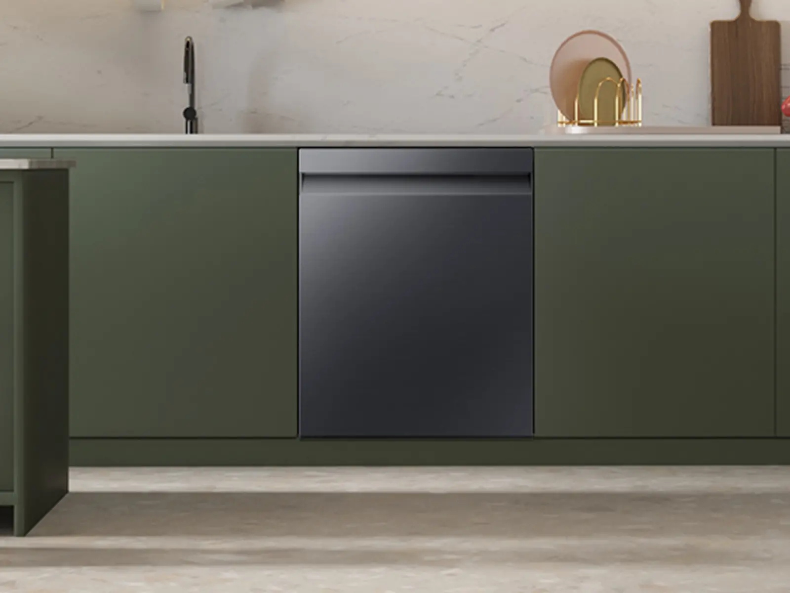DW80CG5450MT Samsung Bespoke Top Control Dishwasher with StormWash™ - Matte Black-2