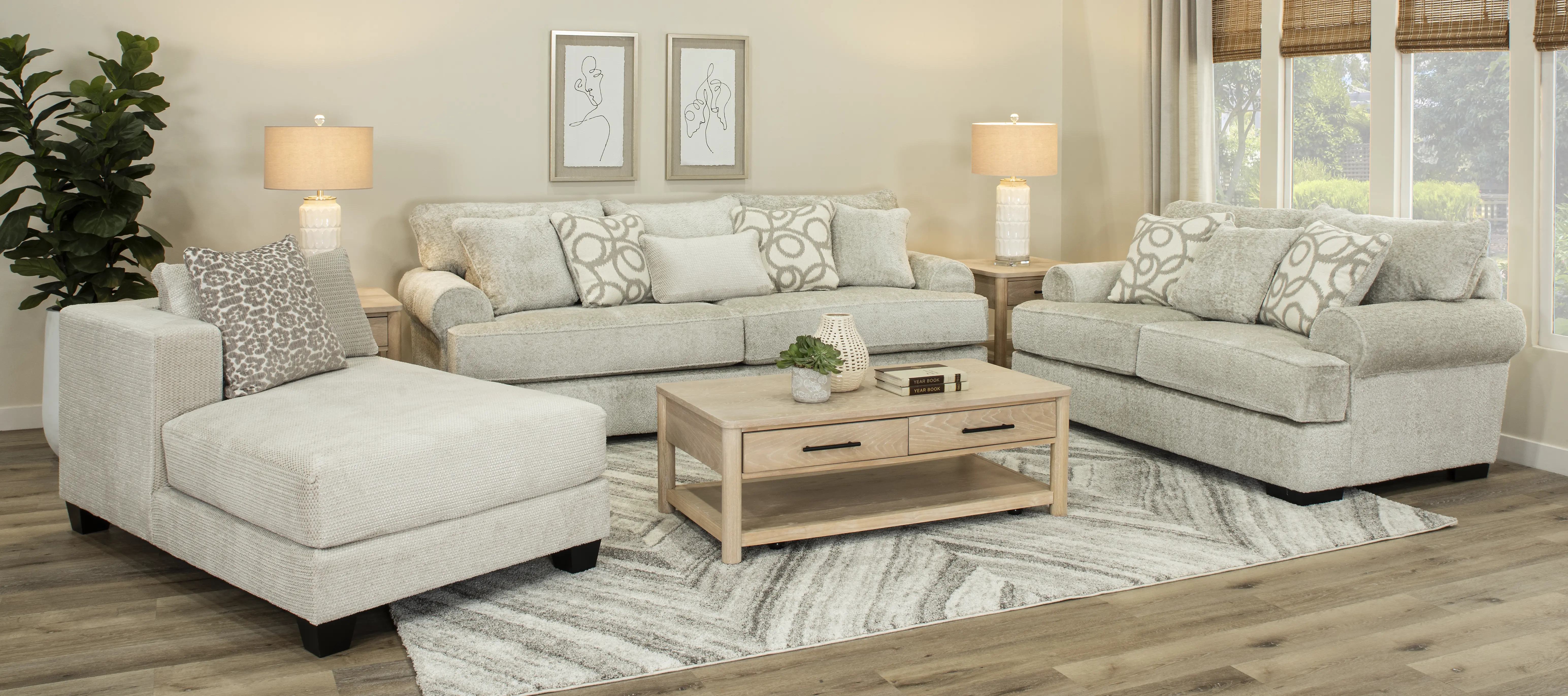 CMESOF Camero Gray Sofa-2