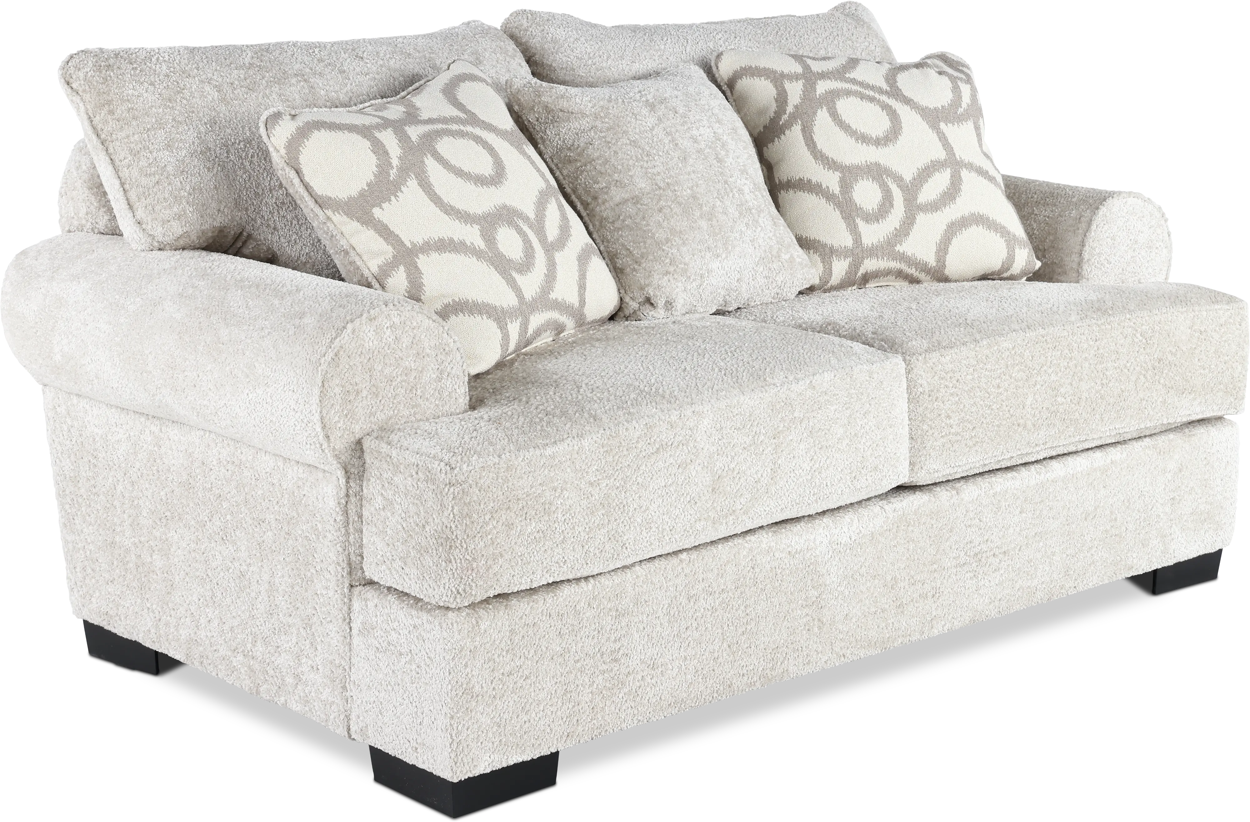CMELOV Camero Gray Loveseat-4