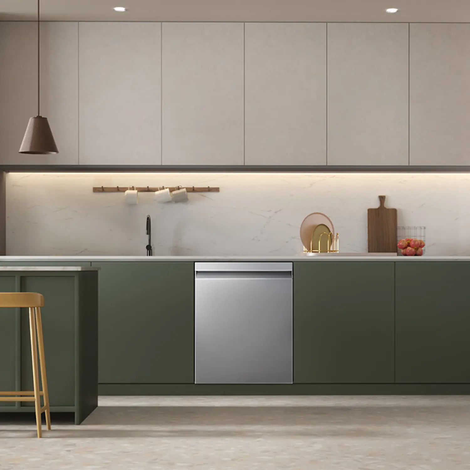DW80CG5450SR Samsung Bespoke Top Control Dishwasher with StormWash™ - Stainless Steel-2