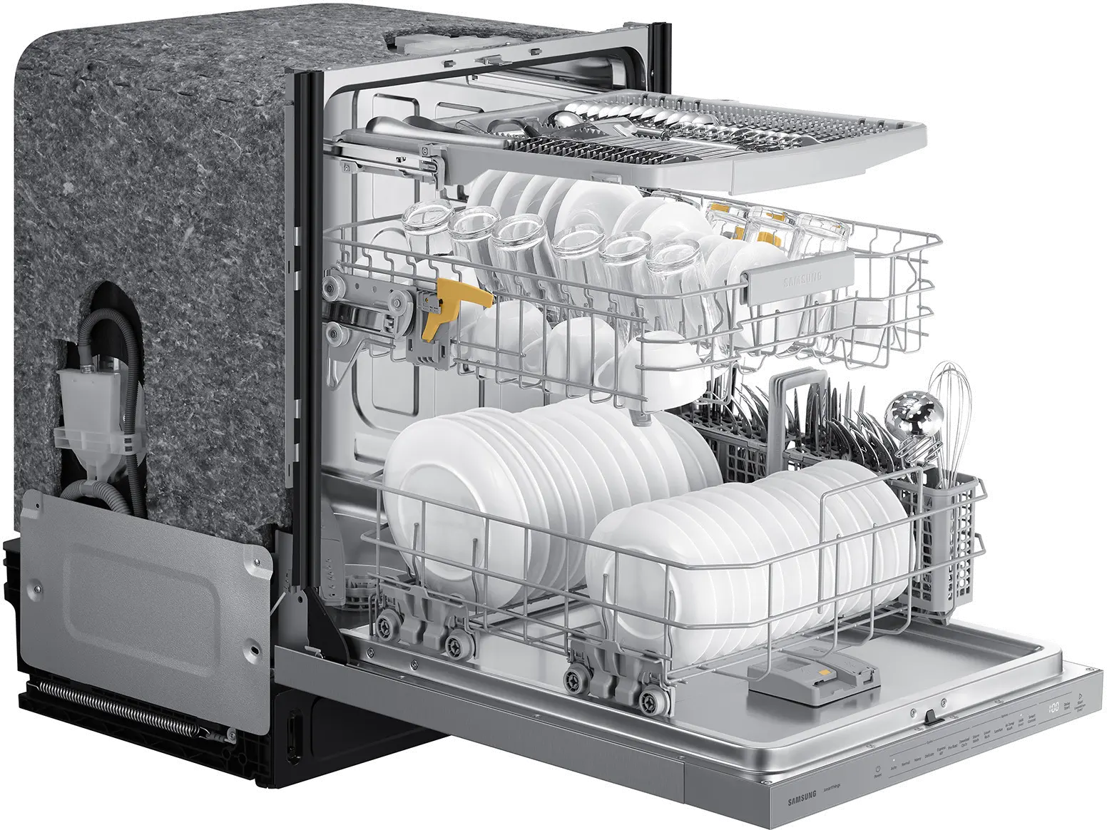 DW80CG5450SR Samsung Bespoke Top Control Dishwasher with StormWash™ - Stainless Steel-9