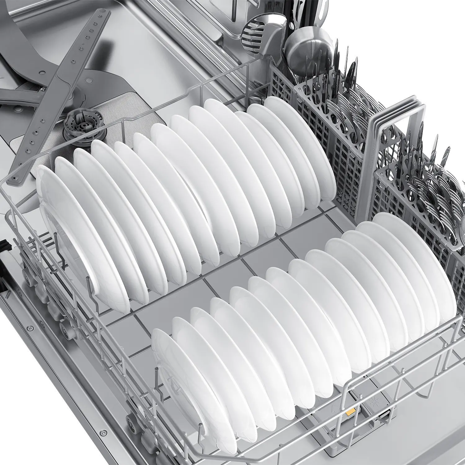 DW80CB545012 Samsung Bespoke Top Control Dishwasher with StormWash™ - White Glass-10
