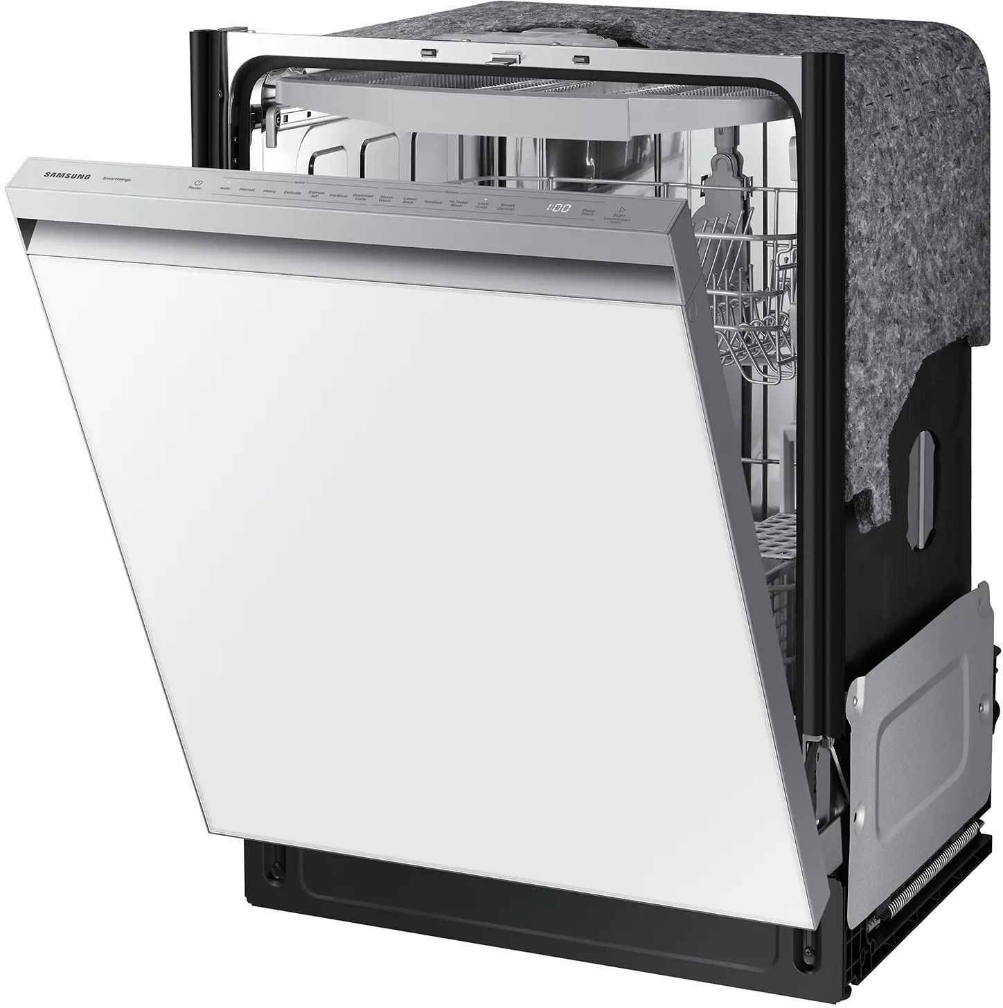 DW80CB545012 Samsung Bespoke Top Control Dishwasher with StormWash™ - White Glass-6