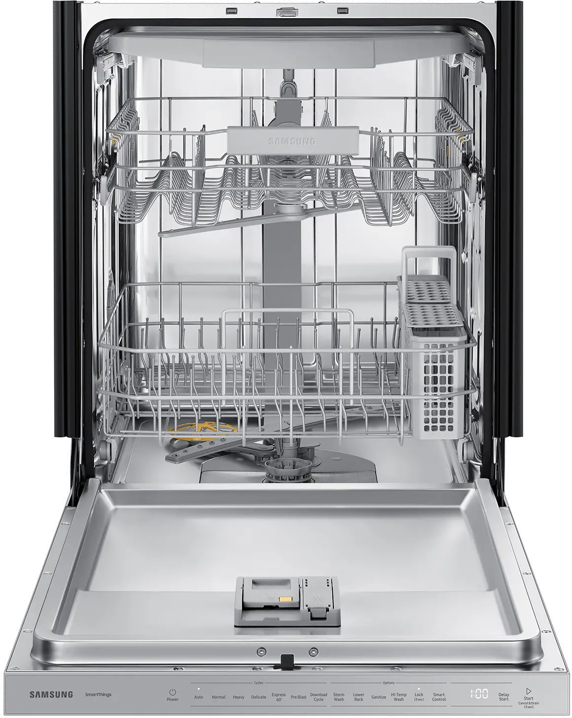 DW80CB545012 Samsung Bespoke Top Control Dishwasher with StormWash™ - White Glass-7