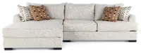 2PC/DAHLIA Dahlia Stone Gray 2-Piece Sectional