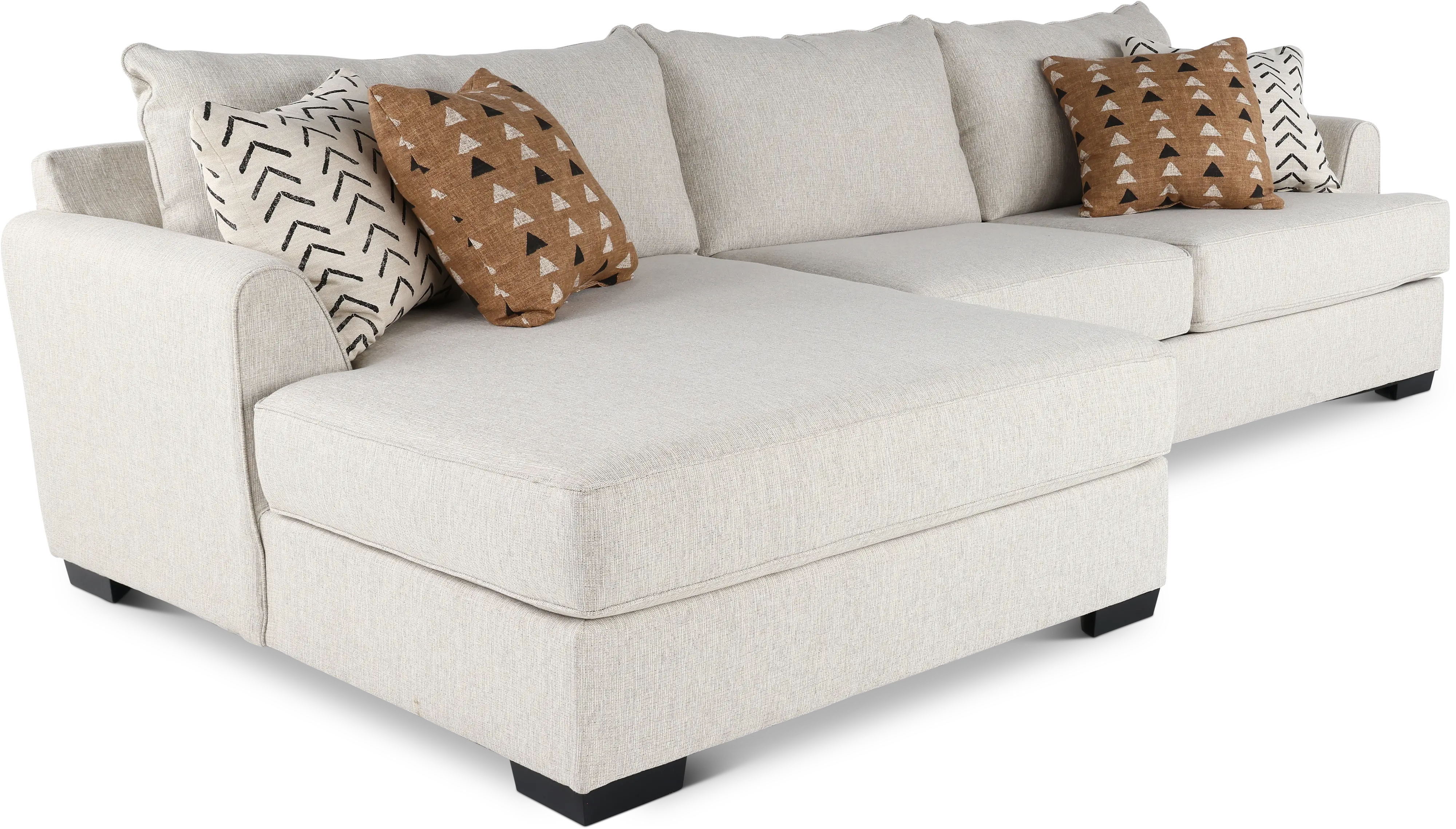 2PC/DAHLIA Dahlia Stone Gray 2 Piece Sectional-3