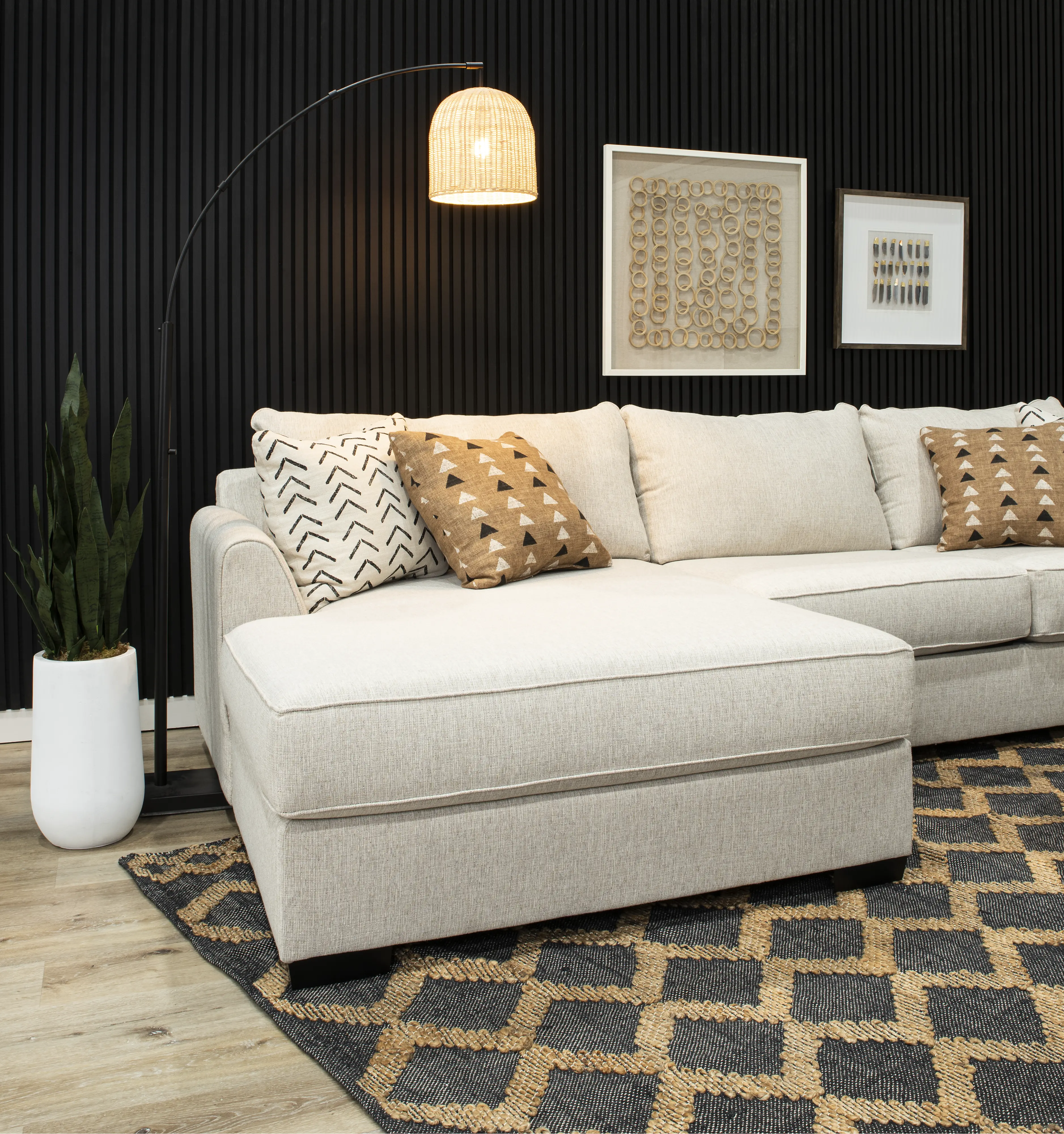 2PC/DAHLIA Dahlia Stone Gray 2 Piece Sectional-7