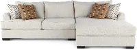 2PC/DAHLIA Dahlia Stone Gray 2 Piece Sectional