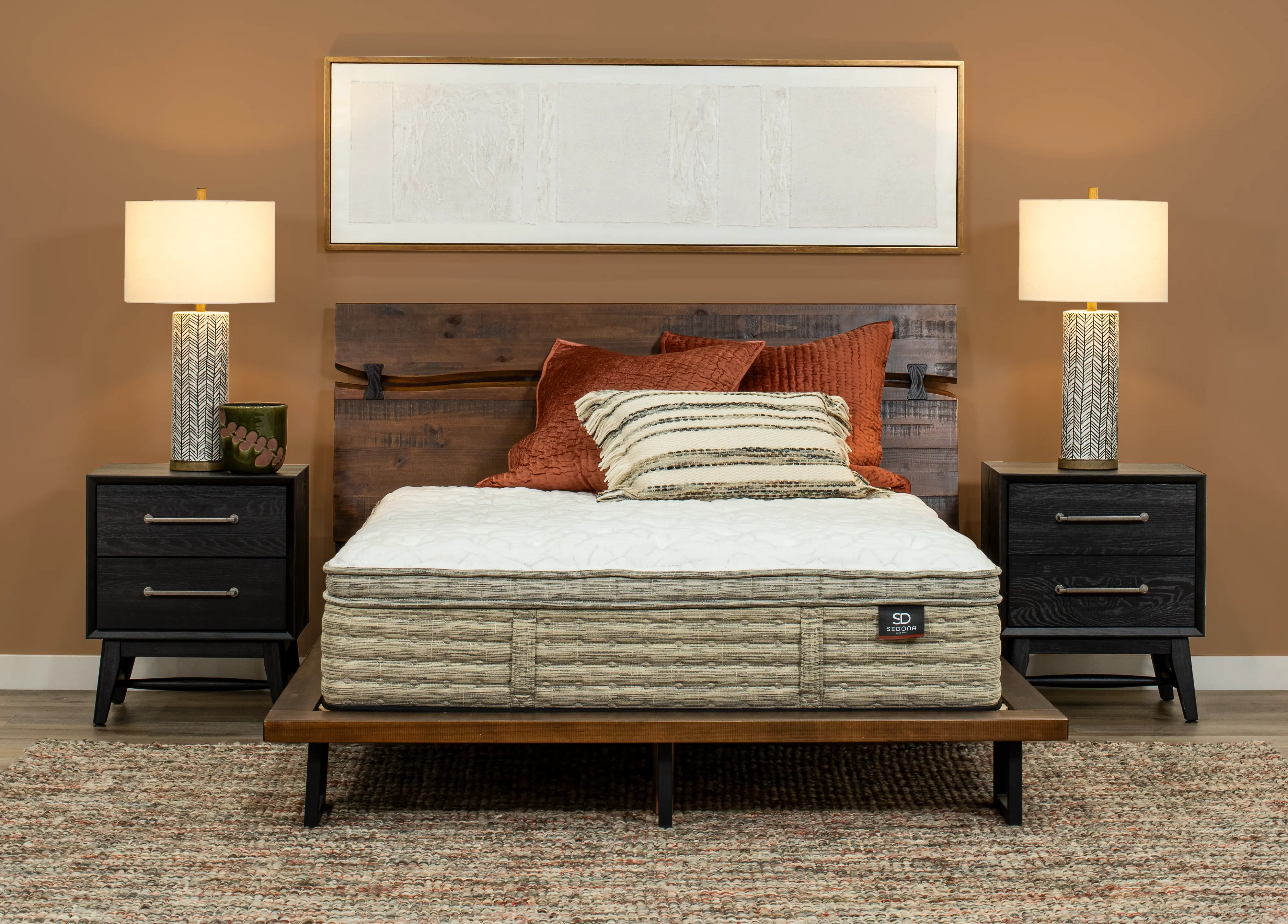 8007KK-1050 King Koil Sedona Plush Euro Top Queen Mattress-2