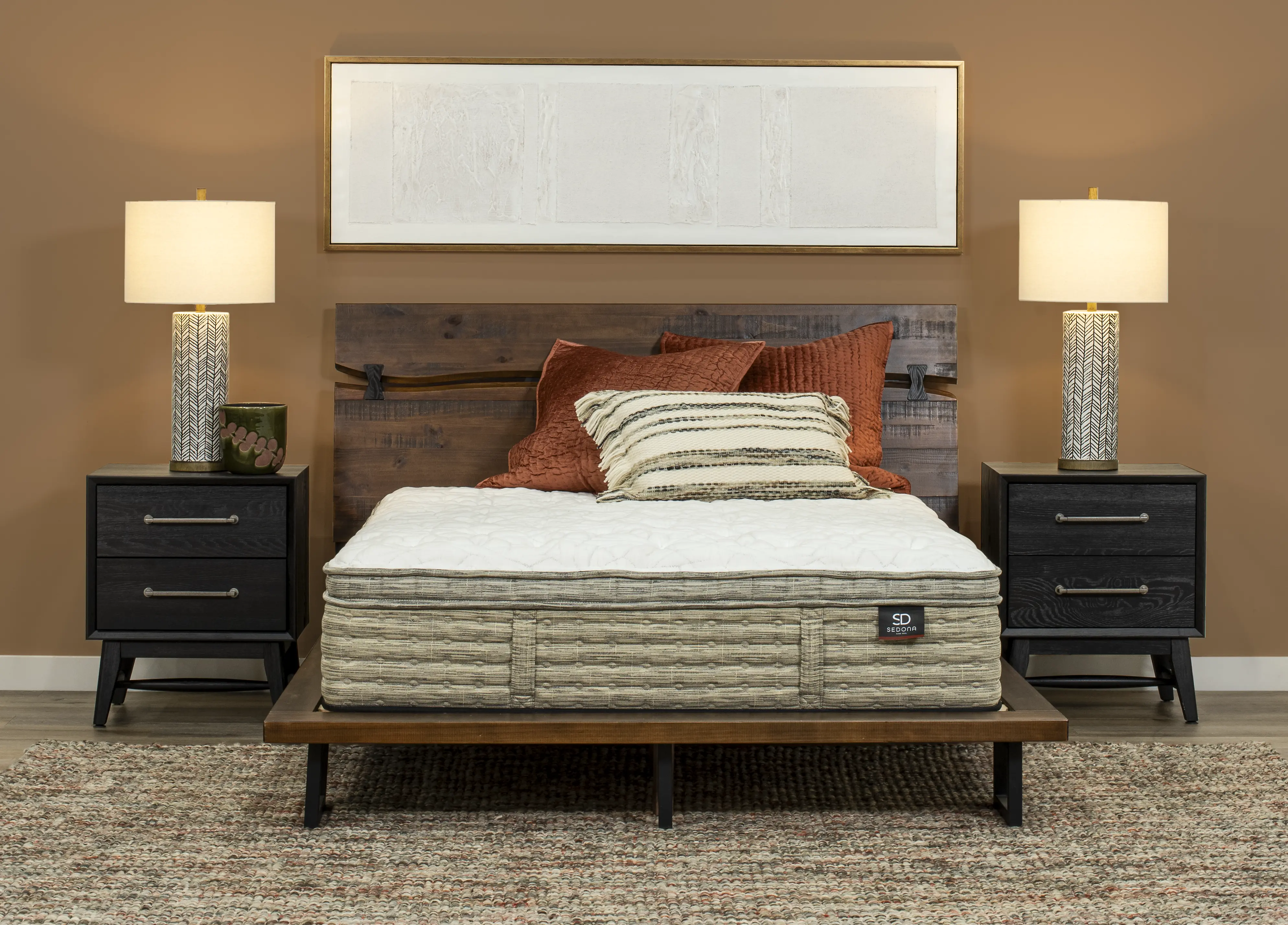 8007KK-1070 King Koil Sedona Plush Euro Top California King Mattress-2