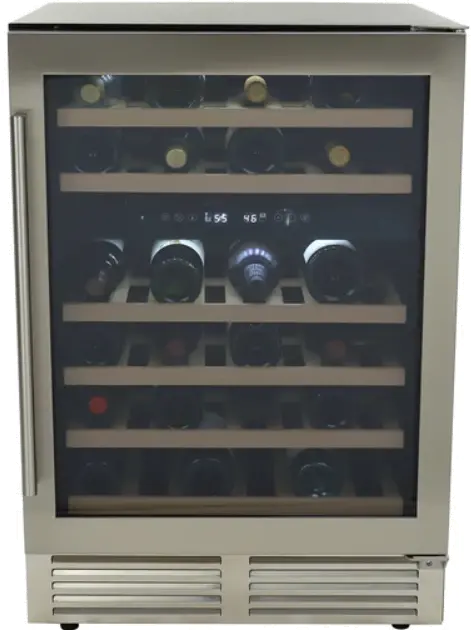 WCD46DZ3S Avanti Designer Series Dual Zone 46 Bottle Wine Cooler - Stainless Steel-1