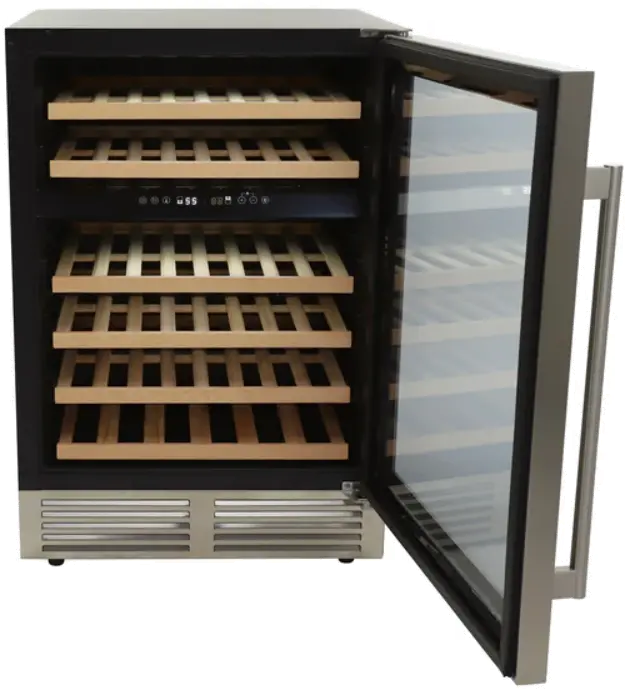 WCD46DZ3S Avanti Designer Series Dual Zone 46 Bottle Wine Cooler - Stainless Steel-5
