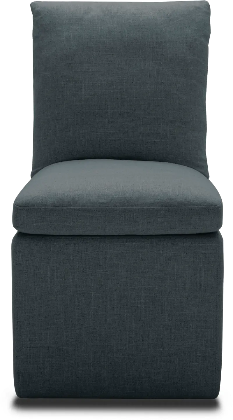 Effie Blue Upholstered Dining Chair