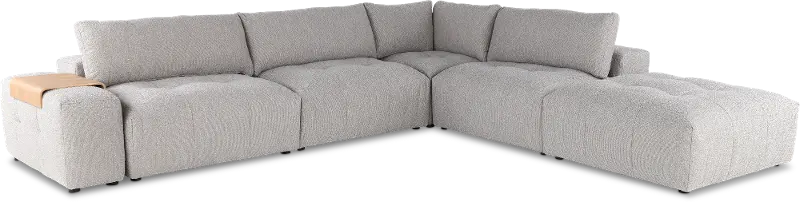 Preston Gray Modular 6 Piece Sectional