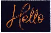 104751729 Canty Hello Black Doormat