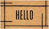 107401729 Modern Natural Hello Doormat