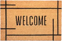 107372436 Modern Natural Welcome Doormat