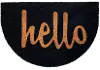 106112436 Arch Black Hello Doormat