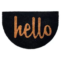 106112436 Arch Black Hello Doormat