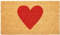 106601729 Red Heart Doormat
