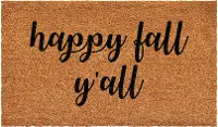 108991729 Hapy Fall Y'all Doormat