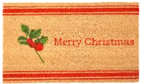 107541729 Holly Berry Doormat