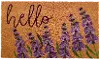 106011729 Lavender Hello Doormat