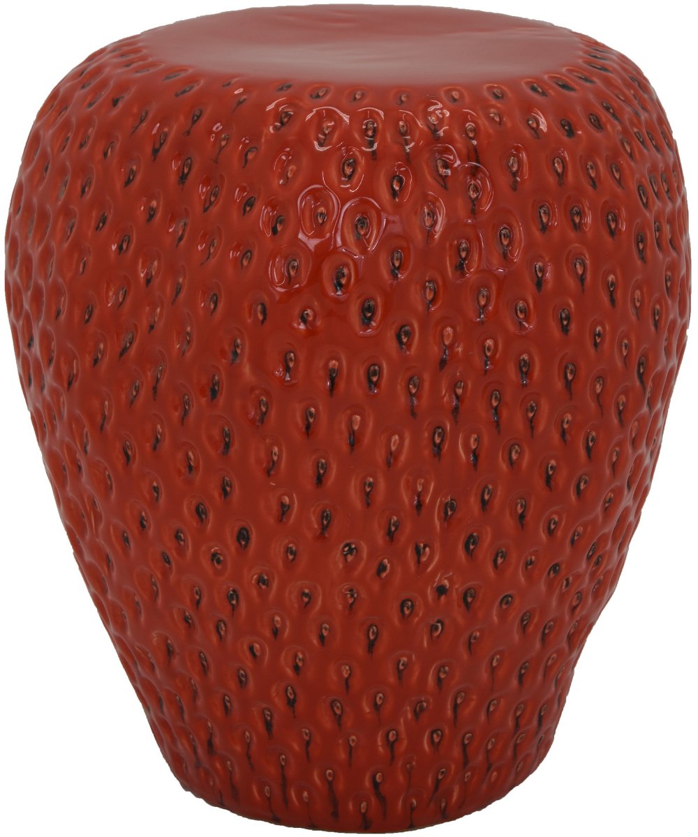 17" Strawberry Ceramic Plant Stand