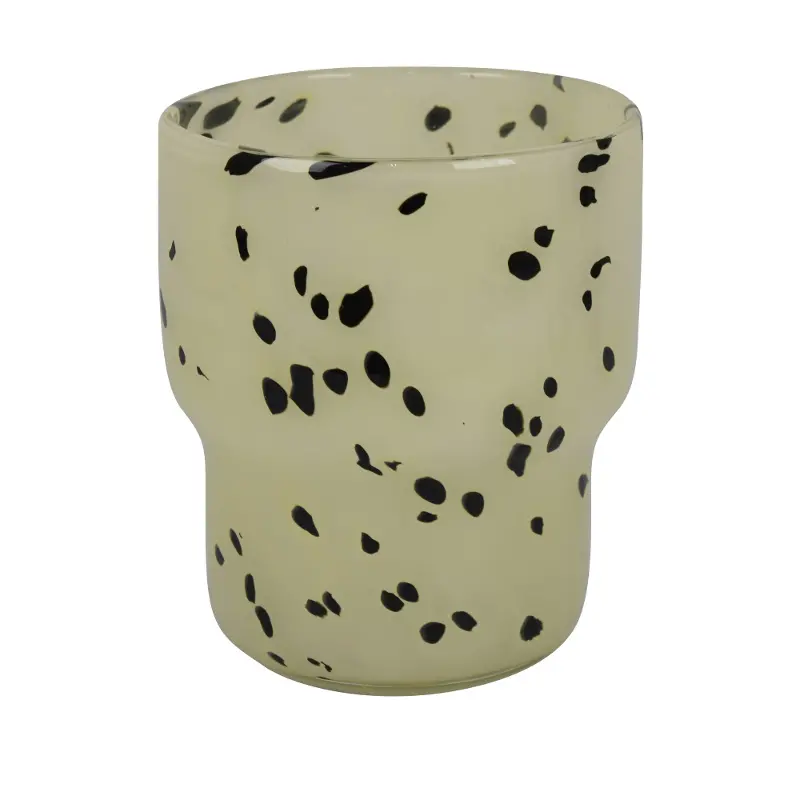 Amara Medium Cream Glass Vase