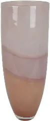 18  Pink Glass Vase