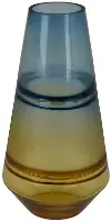 13.25    Blue Glass Cone Vase